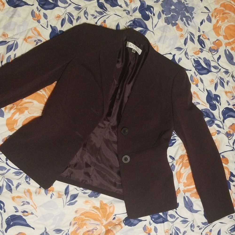 Dark purple Kasper blazer